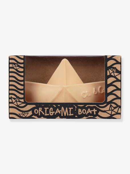 Jouet de bain Bateau Origami - MENTHE+NUDE+VANILLE - vertbaudet enfant 