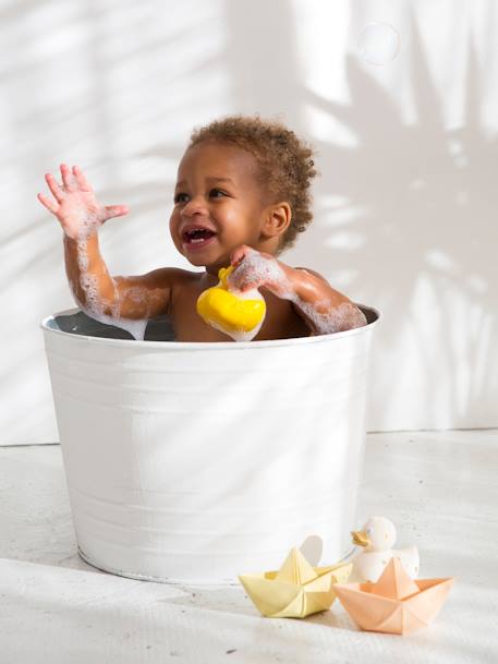 Jouet de bain Bateau Origami - MENTHE+NUDE+VANILLE - vertbaudet enfant 