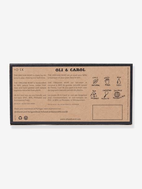 Jouet de bain Bateau Origami - MENTHE+NUDE+VANILLE - vertbaudet enfant 