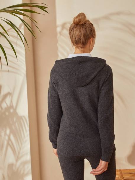 Ensemble 2 pièces de grossesse et d'allaitement GRIS ANTHRA W004 - vertbaudet enfant 