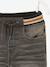 Jean garçon droit facile à enfiler denim effet molleton BRUT FONCE+denim black+denim gris+double stone+STONE MOYEN - vertbaudet enfant 