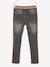 Rechte fleecebroek jongens denim look DARK GROSS+denim grijs+double stone+STONE MIDDEN+zwart denim - vertbaudet enfant 