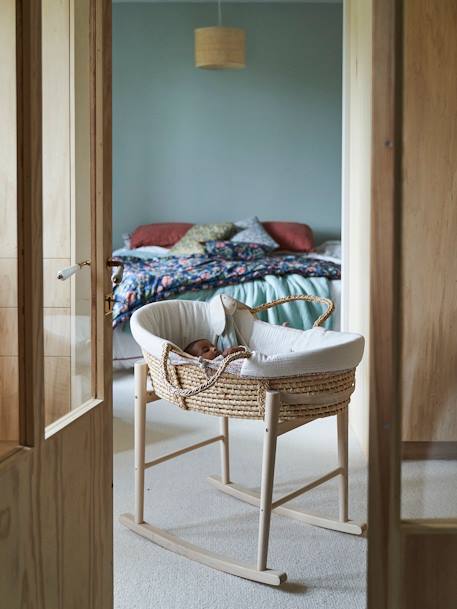 Support en bois pour couffin naturel - vertbaudet enfant 