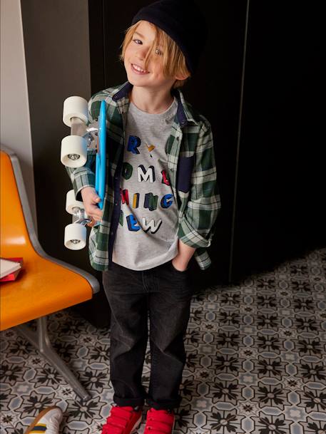 Bonnet 'beanie' garçon encre - vertbaudet enfant 