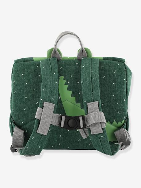 Boekentas Satchel animal TRIXIE groen+Mr Crocodile+Mr Fox+Mr Koala+Mr Lion+nude - vertbaudet enfant 