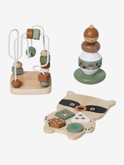 Speelgoed-Set met 3 spelletjes GREEN FOREST van FSC®-hout