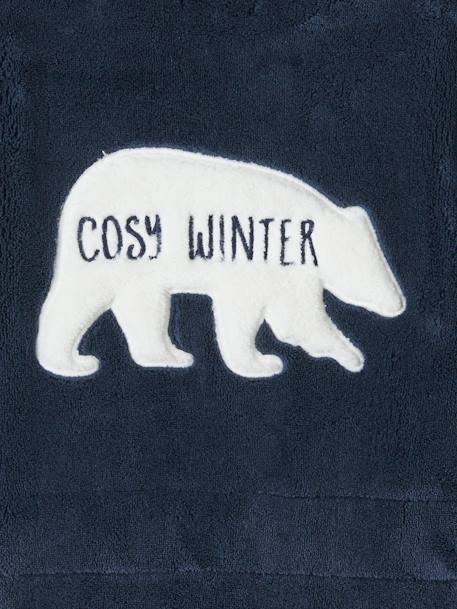 Robe de chambre en maille polaire garçon BLEU FONCE - vertbaudet enfant 