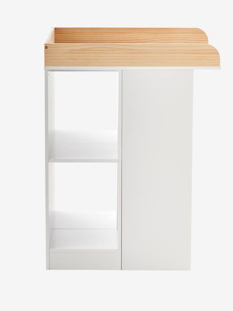 Table à langer transformable en bibliothèque LIGNE ECLIPSE BLANC - vertbaudet enfant 