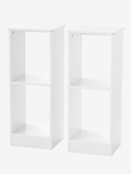 Table à langer transformable en bibliothèque LIGNE ECLIPSE BLANC - vertbaudet enfant 