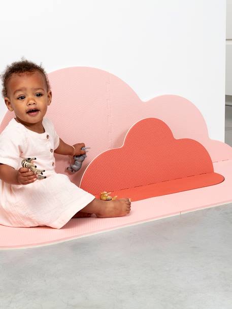 Klein wolken speelkleed - QUUT PARELGRIJS+POEDERROZE - vertbaudet enfant 