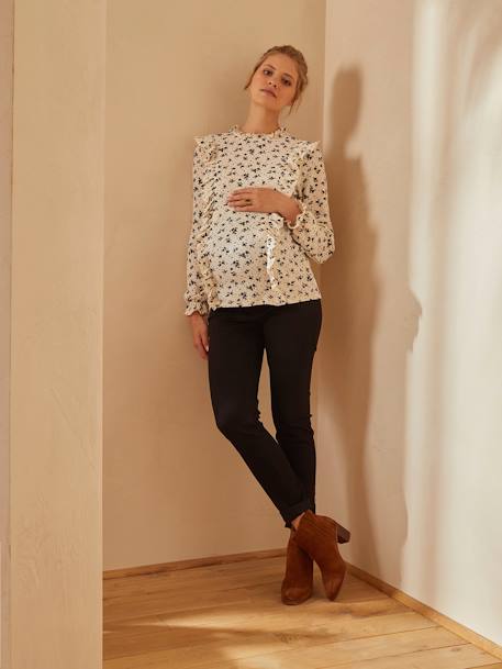 Jean de grossesse slim bandeau sans couture BRUT CF SWATCH+DOUBLE STONE CF SWATCH+GRIS CF SWATCH - vertbaudet enfant 