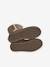Bottes fourrées fille taupe irisé - vertbaudet enfant 