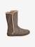 Bottes fourrées fille taupe irisé - vertbaudet enfant 