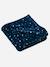 Dekentje in microvezel met sterrenprint Basics marineblauw / sterren - vertbaudet enfant 