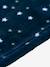 Dekentje in microvezel met sterrenprint Basics marineblauw / sterren - vertbaudet enfant 