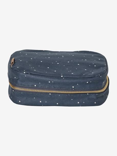 Snack box en coton enduit marine étoile+noisette pois - vertbaudet enfant 