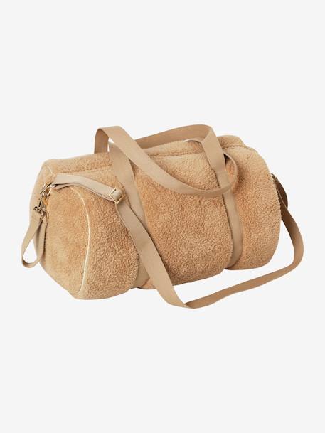 Sac à langer Baby Roll en peluche beige - vertbaudet enfant 