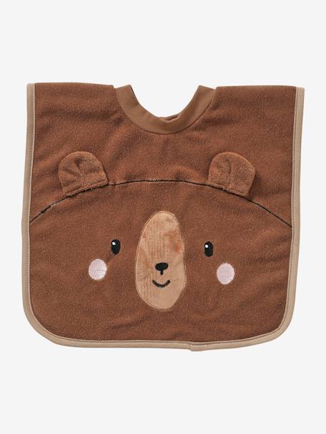 Groot slabbetje beer+ecru+groen+rozenhout+tijger - vertbaudet enfant 