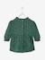 Robe bébé fille en gaze de coton ouverture décalée rouge foncé imprimé+vert foncé imprimé - vertbaudet enfant 
