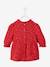 Robe bébé fille en gaze de coton ouverture décalée rouge foncé imprimé+vert foncé imprimé - vertbaudet enfant 