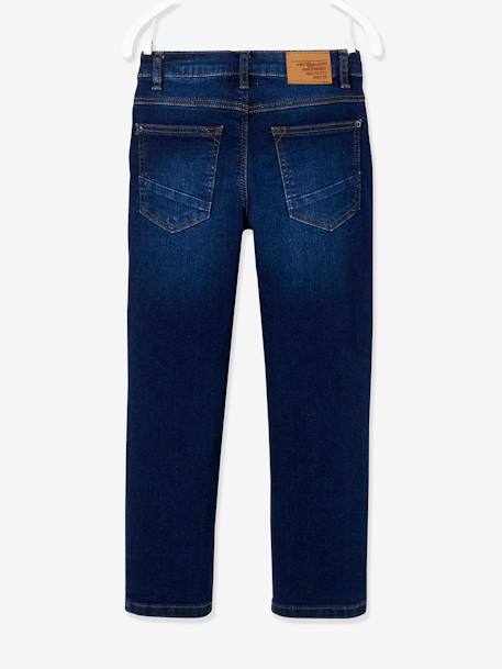 Jean garçon droit morphologique FIN DENIM BRUT+STONE - vertbaudet enfant 