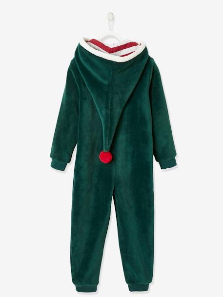 Onesie-pyjama Elfje voor jongens Groen - vertbaudet enfant 