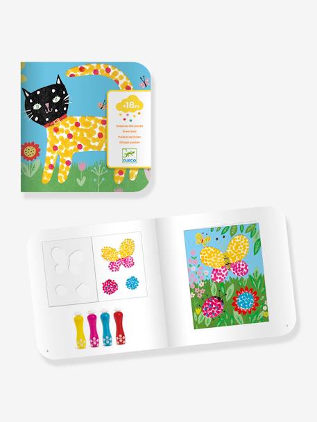 Dessiner des points - MULTICOLORE+vert - vertbaudet enfant 