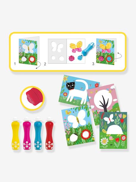 Dessiner des points - MULTICOLORE+vert - vertbaudet enfant 
