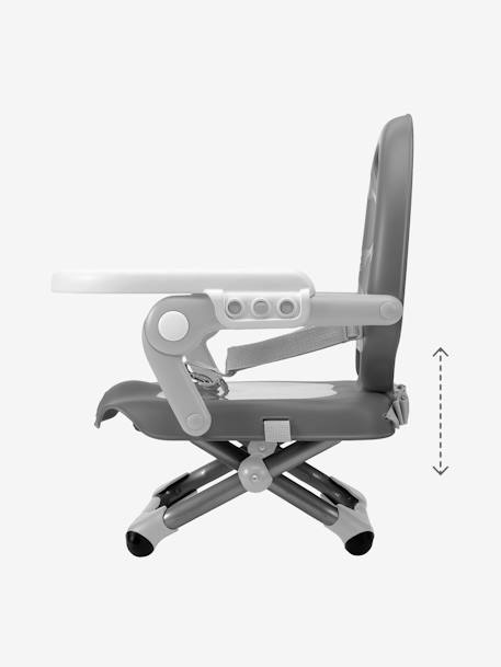 Rehausseur de chaise Pocket Snack gris+Sage - vertbaudet enfant 