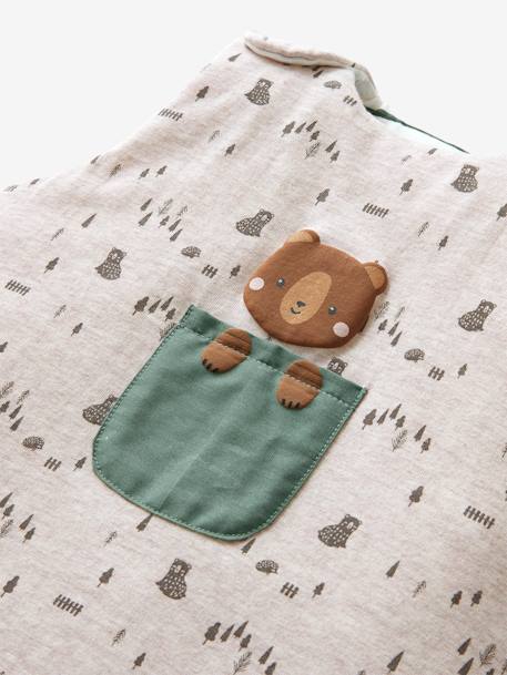 Gigoteuse sans manches GREEN FOREST beige chiné - vertbaudet enfant 