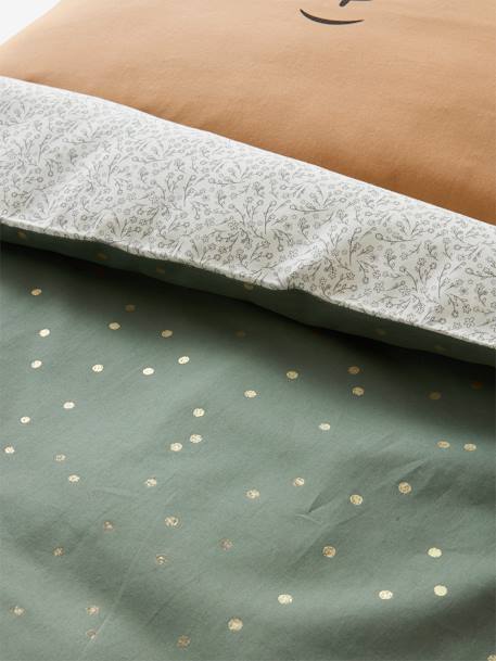 Housse de couette bébé GREEN FOREST vert - vertbaudet enfant 