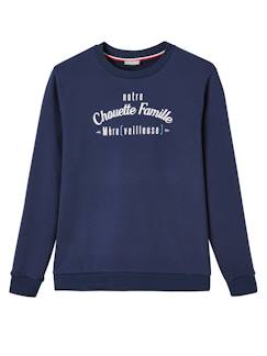 Zwangerschapskleding-Dames sweatshirt uit onze Chouette Famille capsule collectie vertbaudet