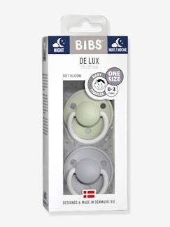 Puériculture-Lot de 2 sucettes-tétines De Lux en silicone BIBS