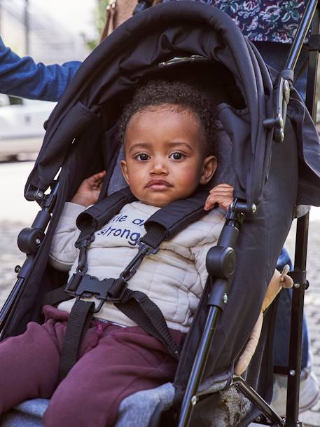 Poussette-canne multiposition  Facilcity 2 noir/gris - vertbaudet enfant 