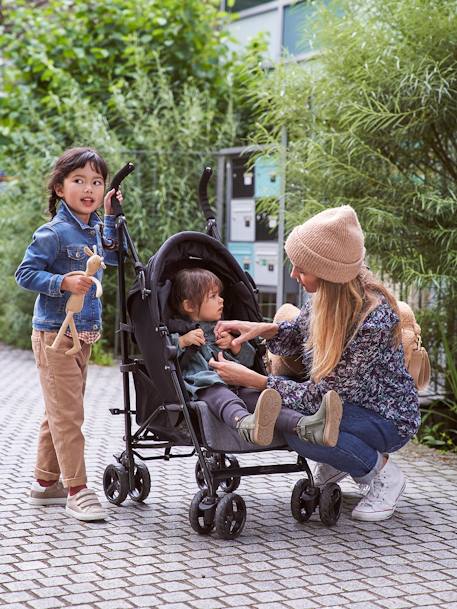 Poussette-canne multiposition  Facilcity 2 noir/gris - vertbaudet enfant 