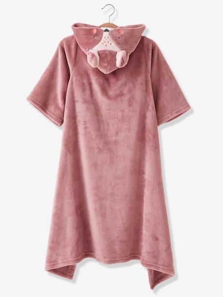 Plaid à manches et capuche Animal parme foncé+roux+vert - vertbaudet enfant 