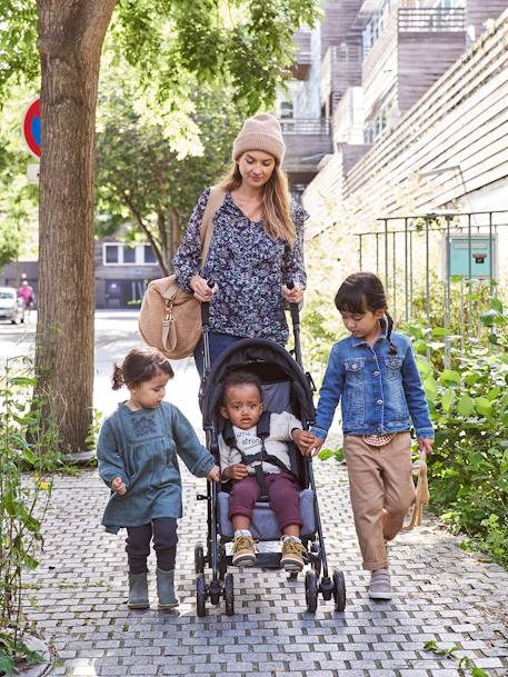 Poussette-canne multiposition  Facilcity 2 noir/gris - vertbaudet enfant 