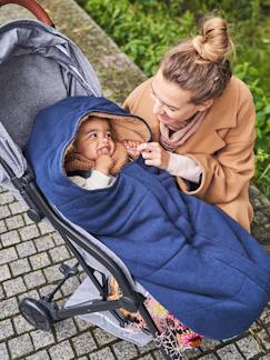 Verzorging-Voetenzakken, dekentjes-Voetenzakken voor wandelwagens-Jersey gevoerde fleece kinderwagenzak met jersey voering