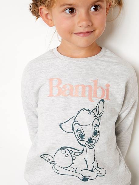 Disney® Bambi meisjessweater Gechineerd levendig grijs - vertbaudet enfant 