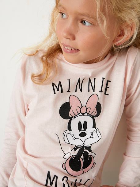 Disney Minnie® meisjes t-shirt met lange mouwen Roze met animatie - vertbaudet enfant 