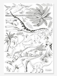 Linnengoed en decoratie-Stickervel LILIPINSO - Dinosaurussen en Planten