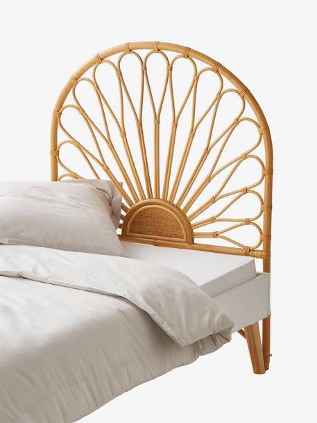 Tête de lit rotin enfant Fleur Naturel - vertbaudet enfant 