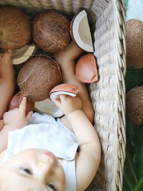 Jouet de dentition Coco la noix de coco - MARRON - vertbaudet enfant 