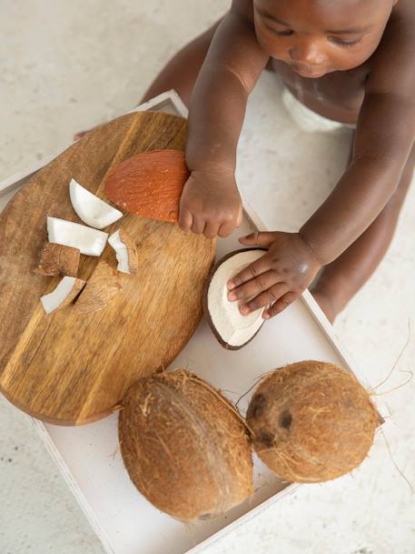 Jouet de dentition Coco la noix de coco - MARRON - vertbaudet enfant 