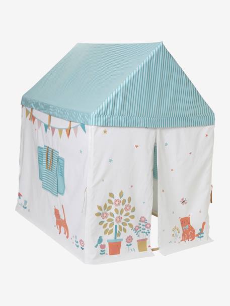 Cabane Maison en tissu multicolore - vertbaudet enfant 