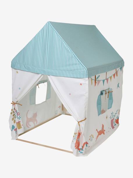 Cabane Maison en tissu multicolore - vertbaudet enfant 