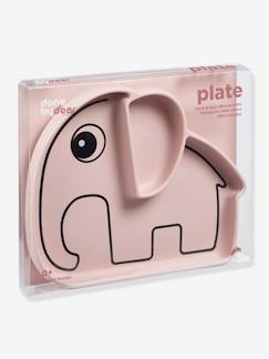 Puériculture-Repas-Assiette DONE BY DEER Stick&Stay Elephant en silicone