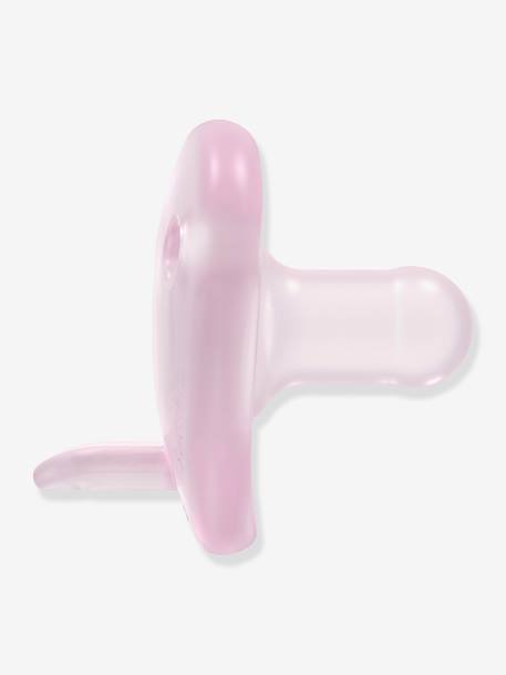 Set van 2 fopspenen voor pasgeborene van Philips AVENT Soothie C½ur Lichtblauw + blauw+Zachtroze + framboosroze - vertbaudet enfant 