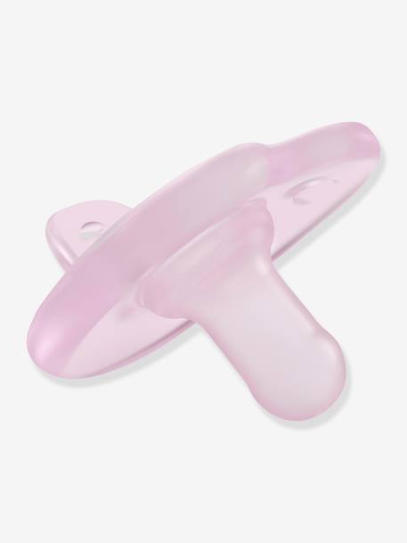Set van 2 fopspenen voor pasgeborene van Philips AVENT Soothie C½ur Lichtblauw + blauw+Zachtroze + framboosroze - vertbaudet enfant 