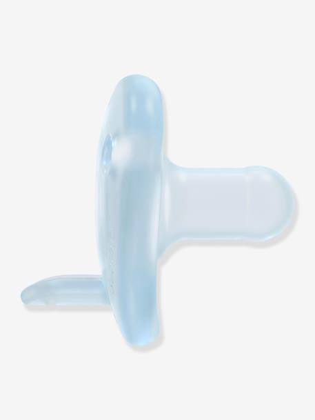 Lot de 2 sucettes nouveau-né Philips AVENT Soothie C½ur Bleu/Bleu clair+Rose clair/Rose framboise - vertbaudet enfant 